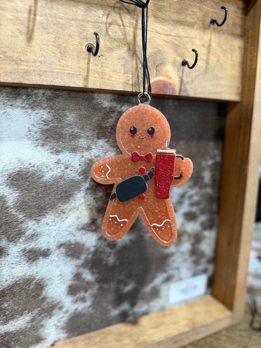 Gingerbread Red Cup Peppermint Bark Freshie