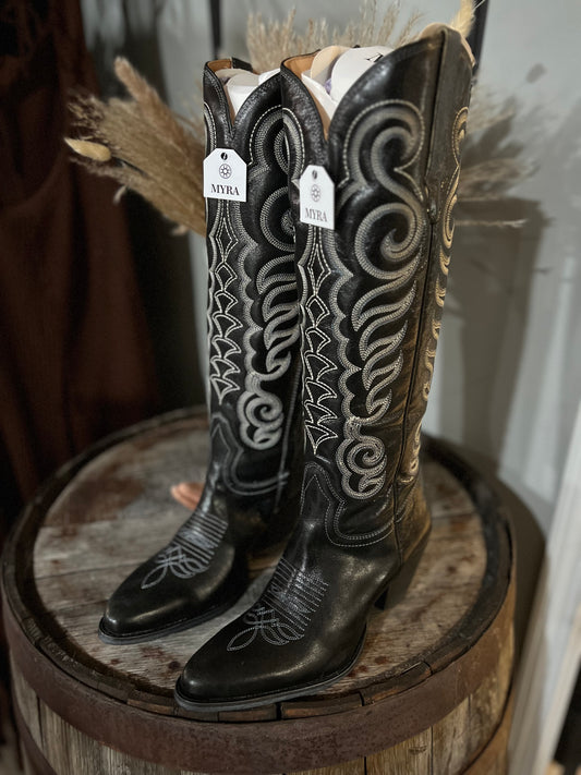 Midnight Black Boots