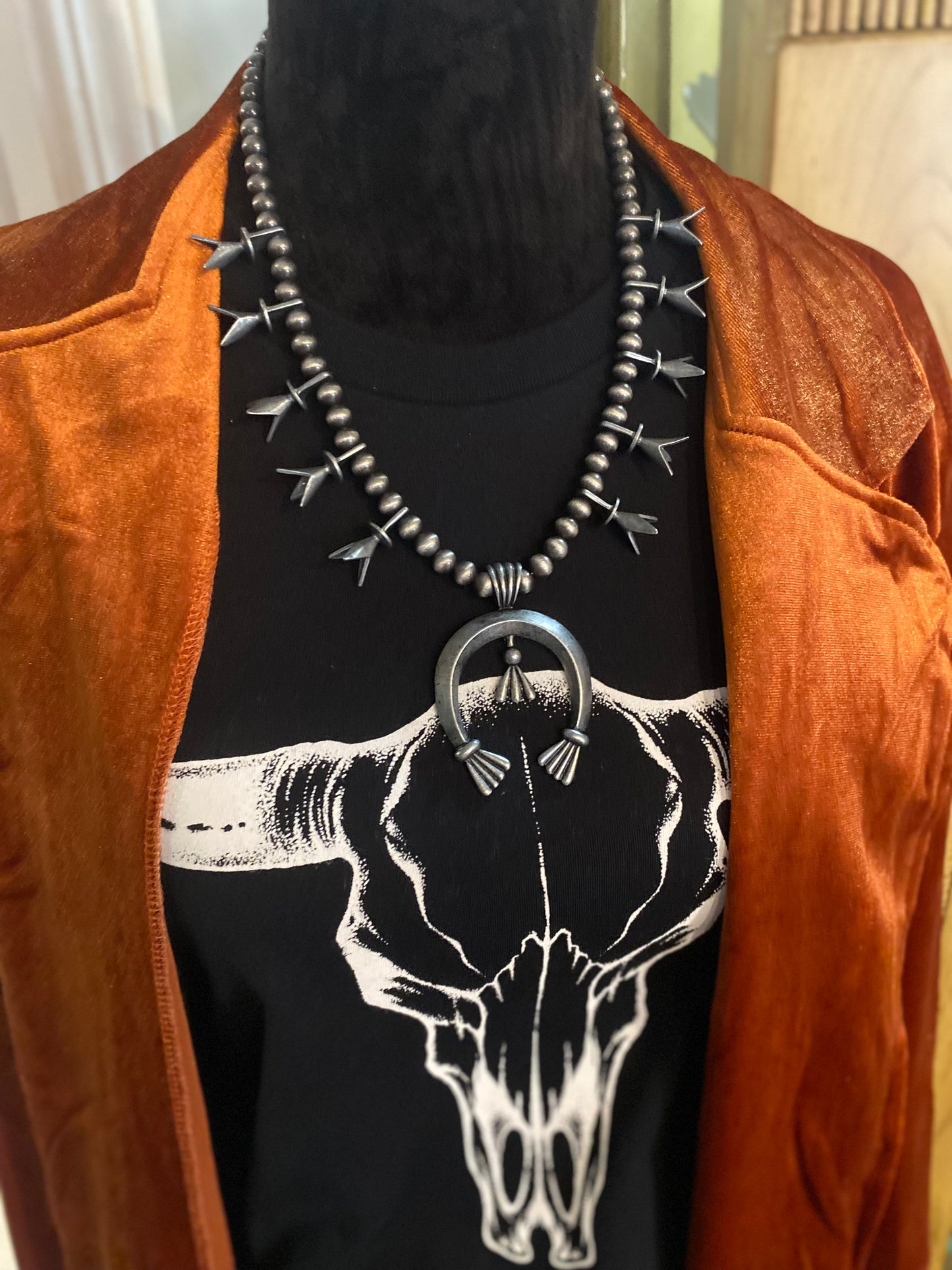 Tribal cowgal necklace