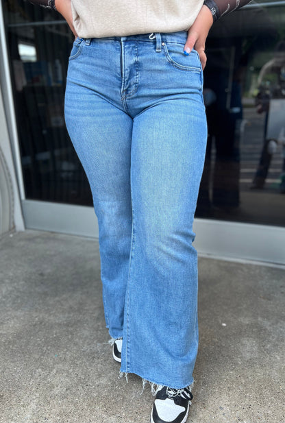 The Stevies High Rise Wide Leg Risen Jeans