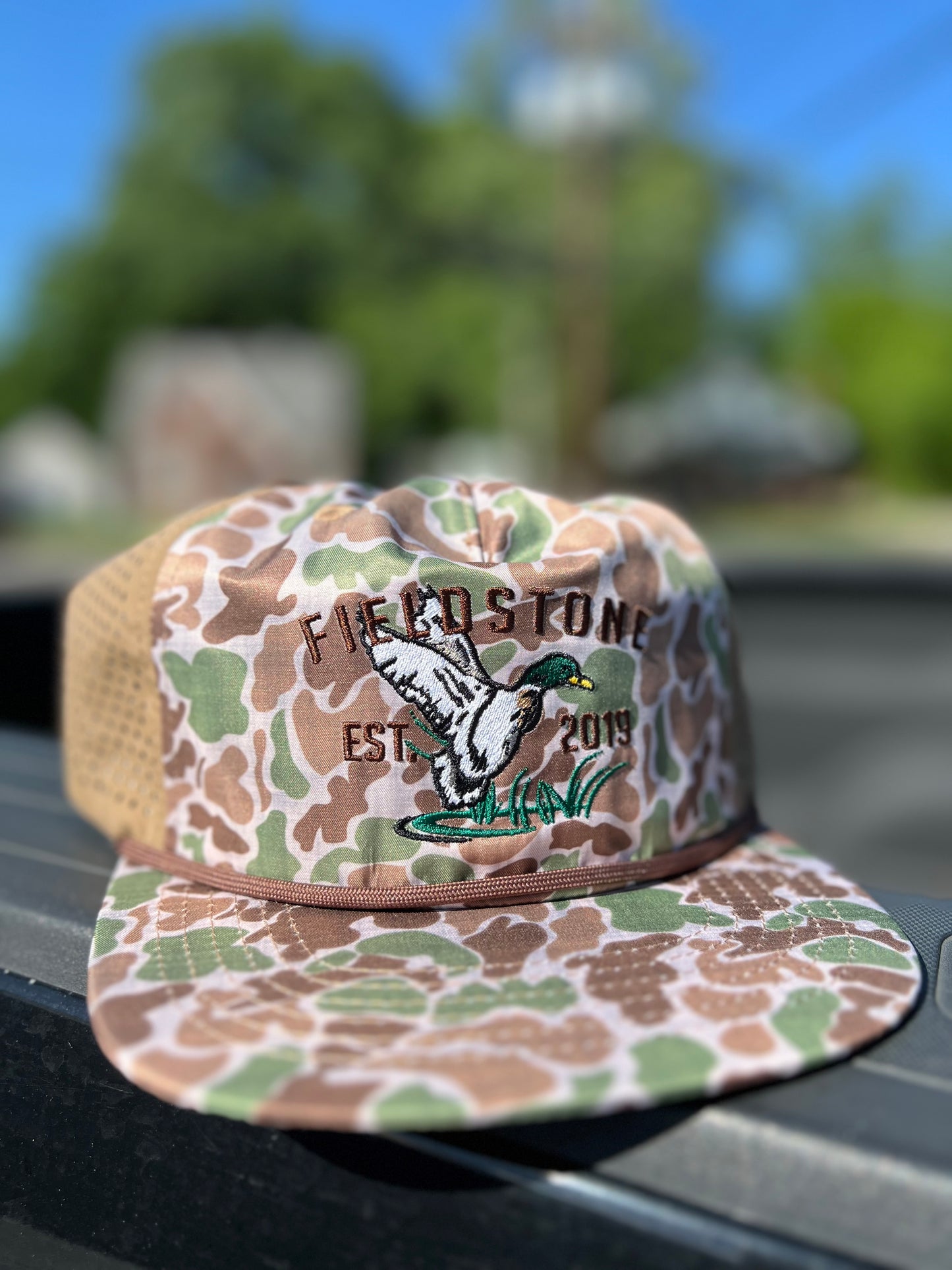 Performance Camo Duck Fieldstone Snapback