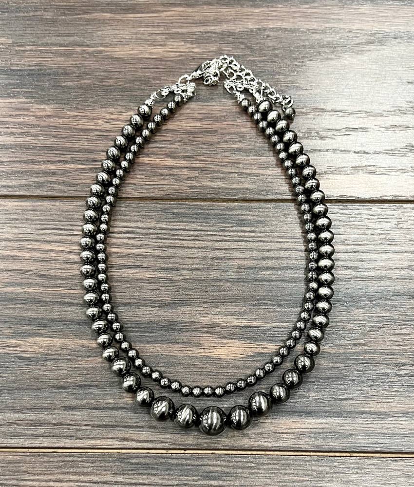 The Drifter Faux Pearl 2-strand Necklace