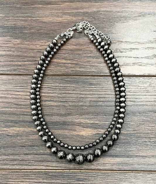 The Drifter Faux Pearl 2-strand Necklace
