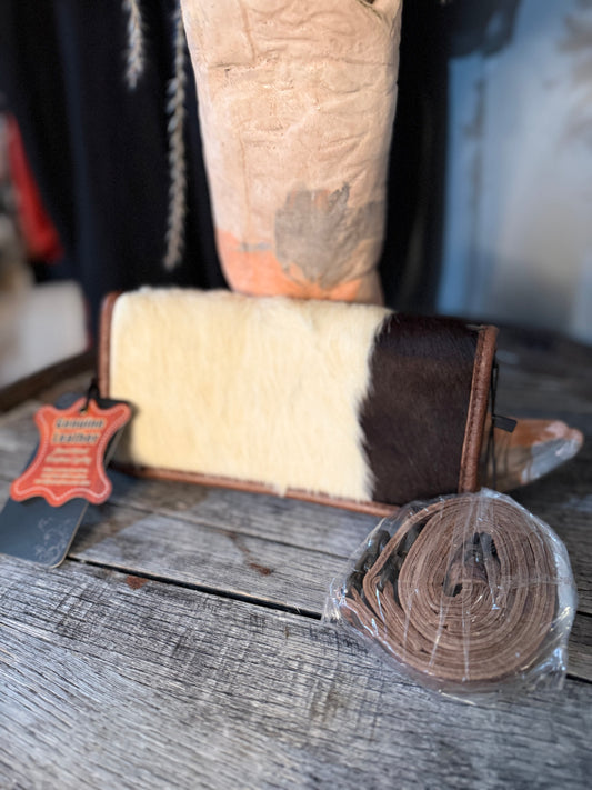 Cowhide Wallet + Strap