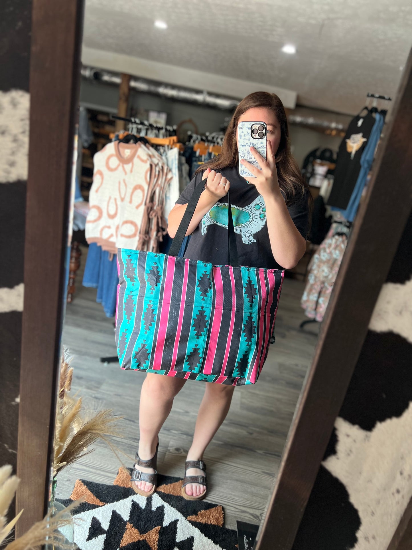 90s Aztec Tote