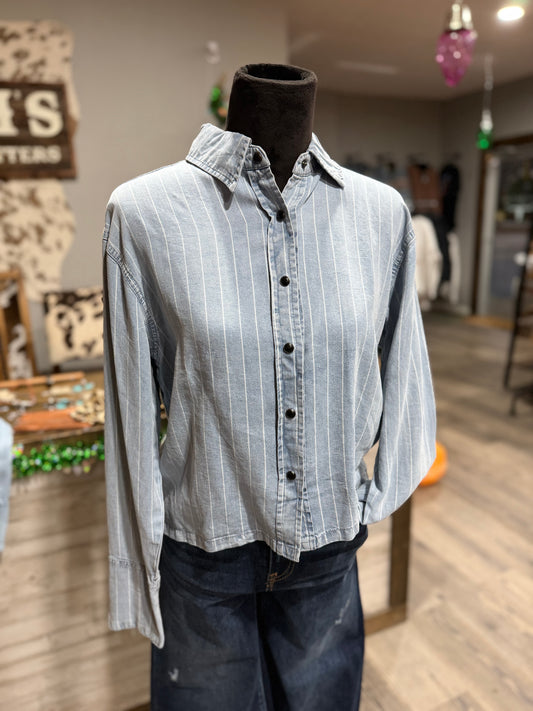 Not Your Pappy’s Denim Top