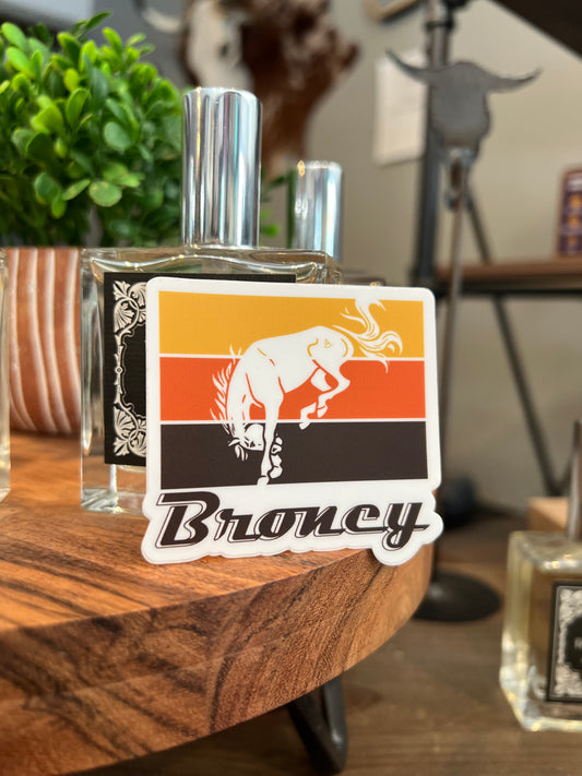 Broncy Sticker