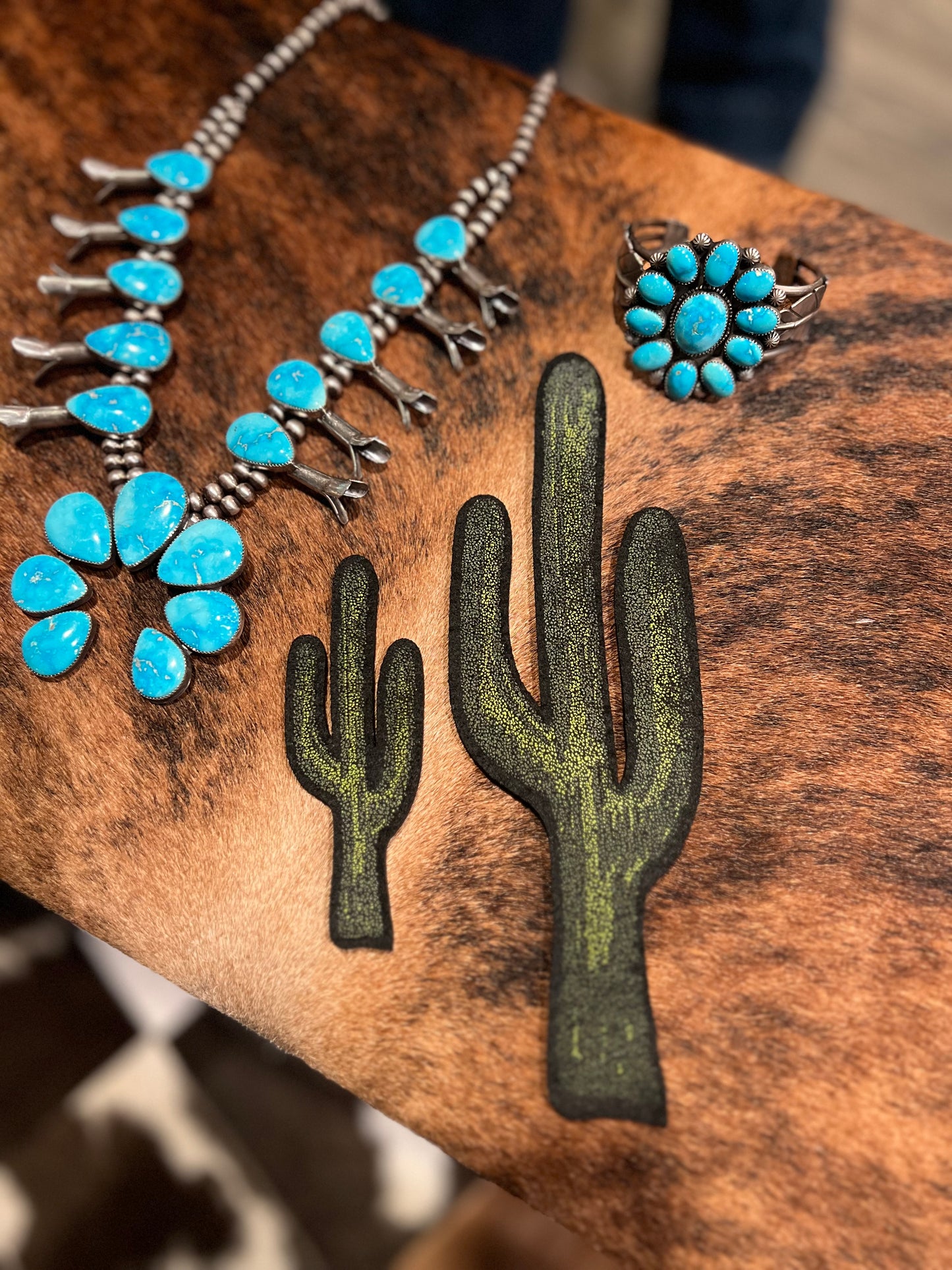 Large Cactus Iron On Patch