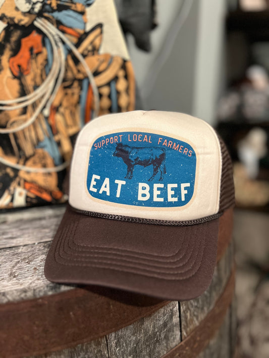 Eat Beef Trucker Hat