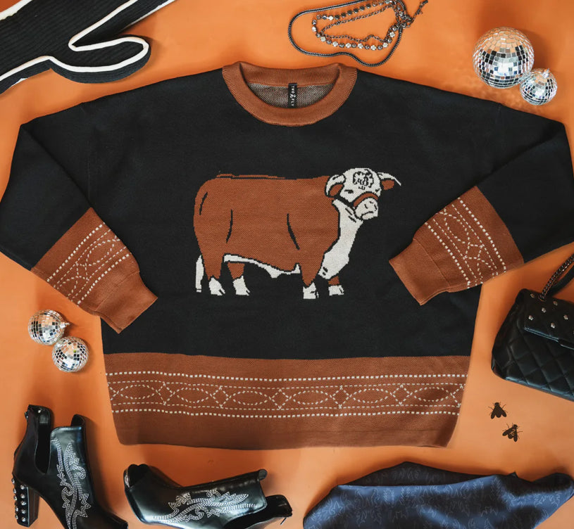 Rowdy Rojo Hereford 2Fly Sweater Restockkkk