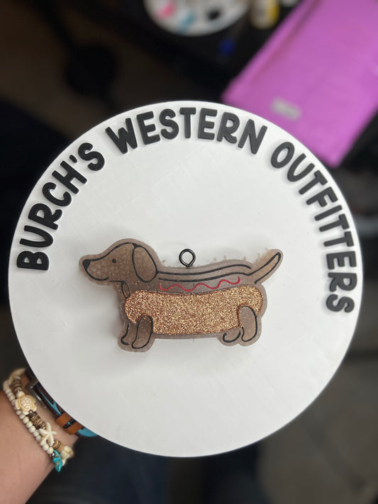 Weenie Dog Volcano Freshie