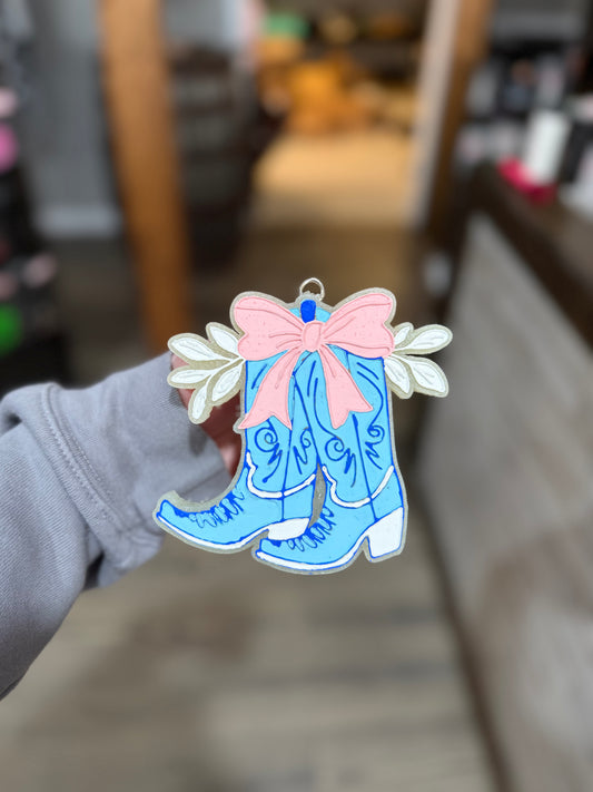 Floral Boots Freshie