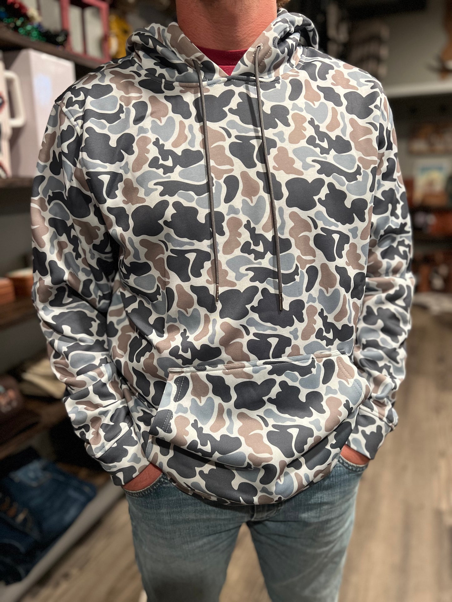 Smoke Camo Honey Hole Hoodie