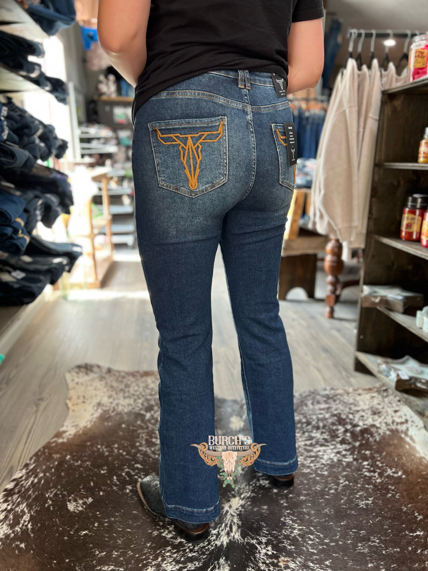 The Savannah’s Steer Pocket Flare Jeans