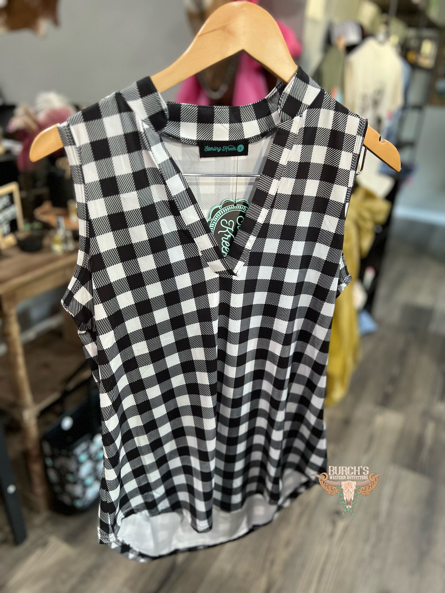 Buttery Soft Gingham Tank