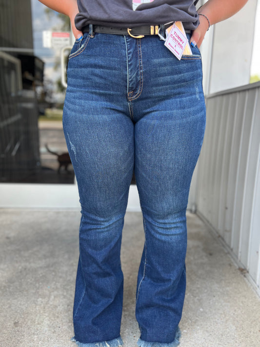 Bluegrass High Rise Flare Risen Jeans