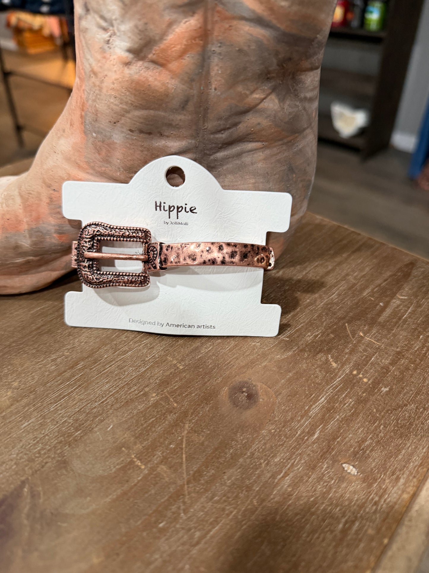 Belt Buckle Stretch Bracelet