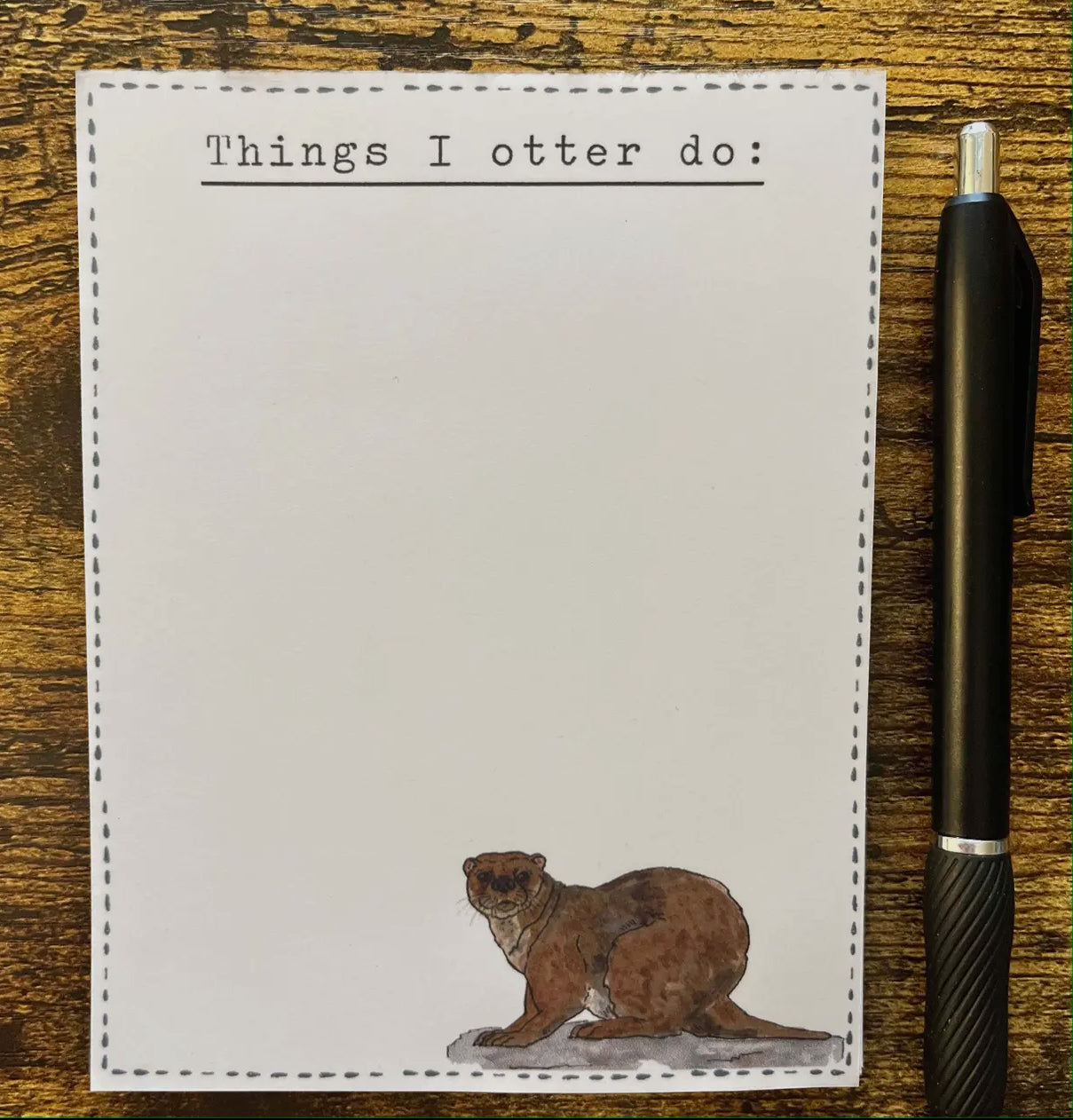 Otter Pad Notepad