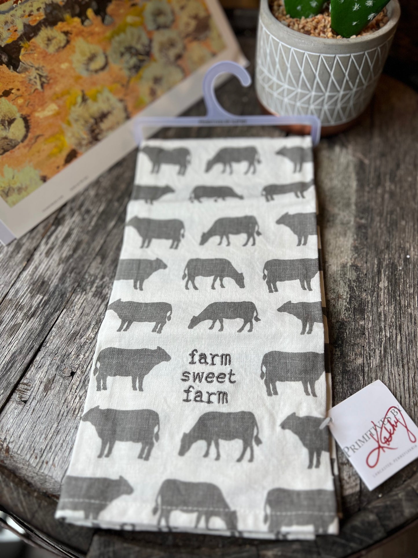 Gray Farm Sweet Farm Kitchen Towel