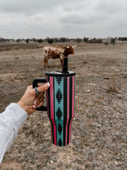 90’s Aztec Leakproof Tumbler