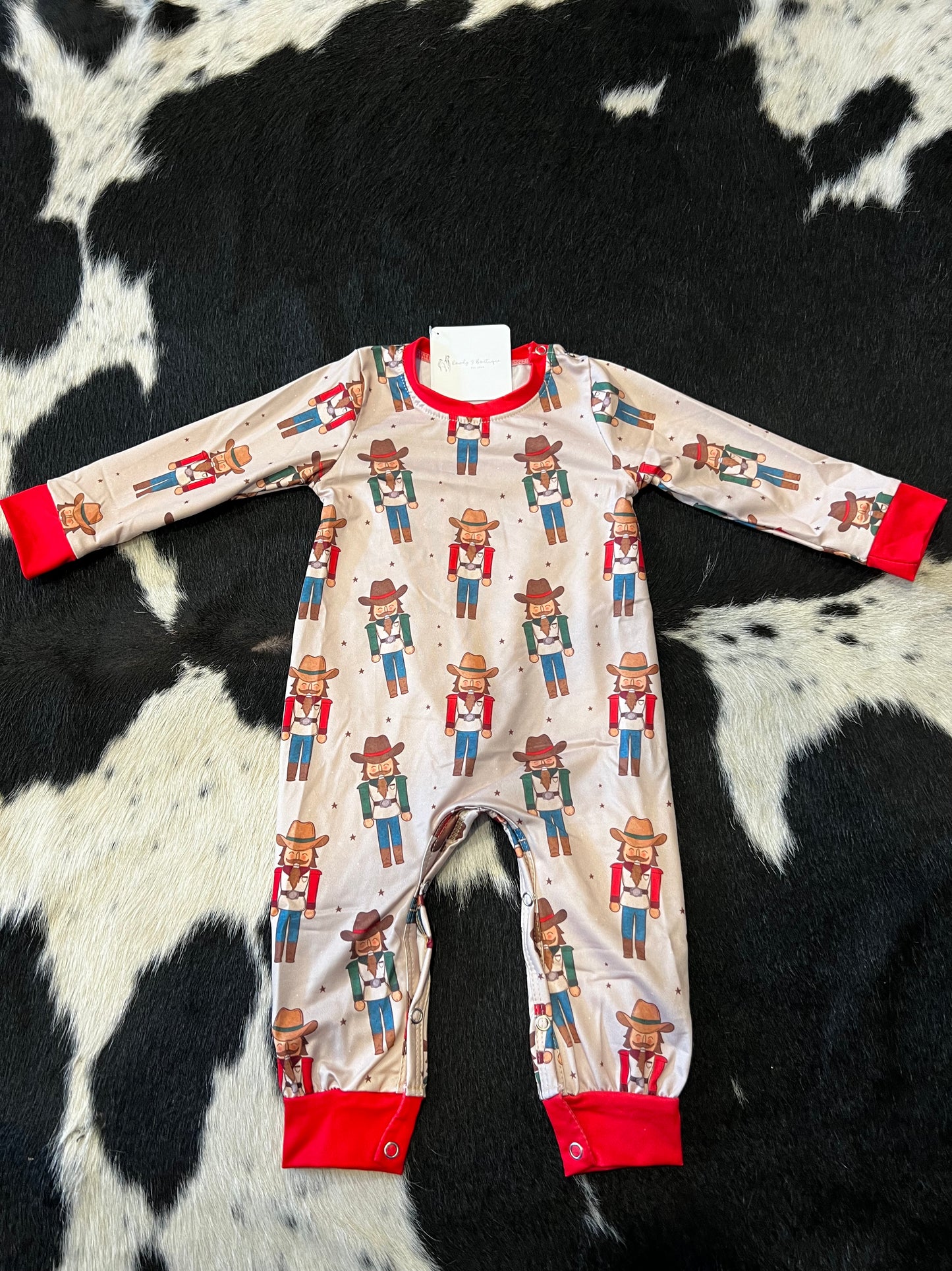 Cowboy Nutcracker Romper