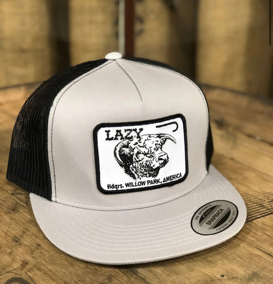 Lazy J Ranch SnapBack Silver Headquarters