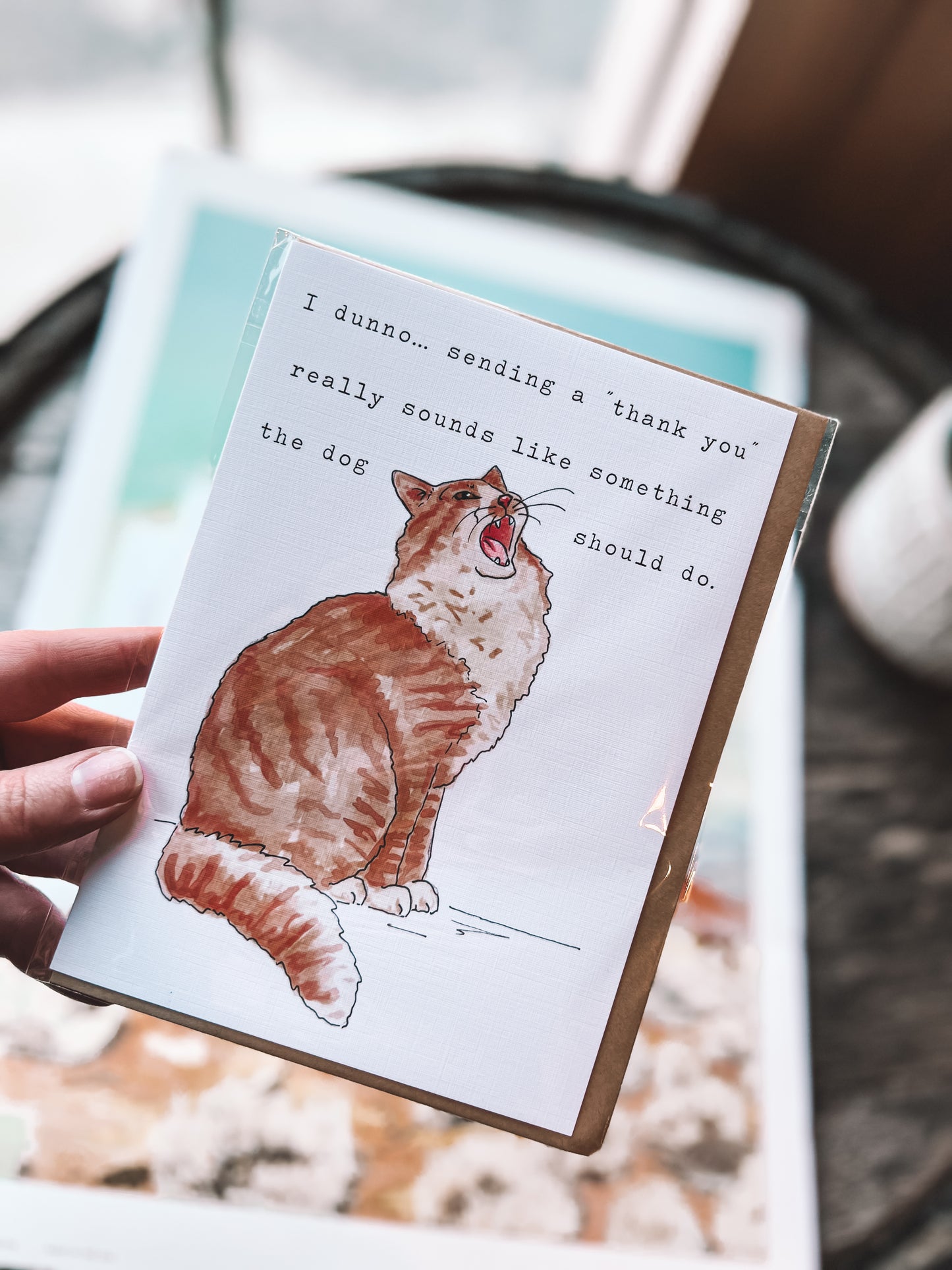 Thank You Cat Card