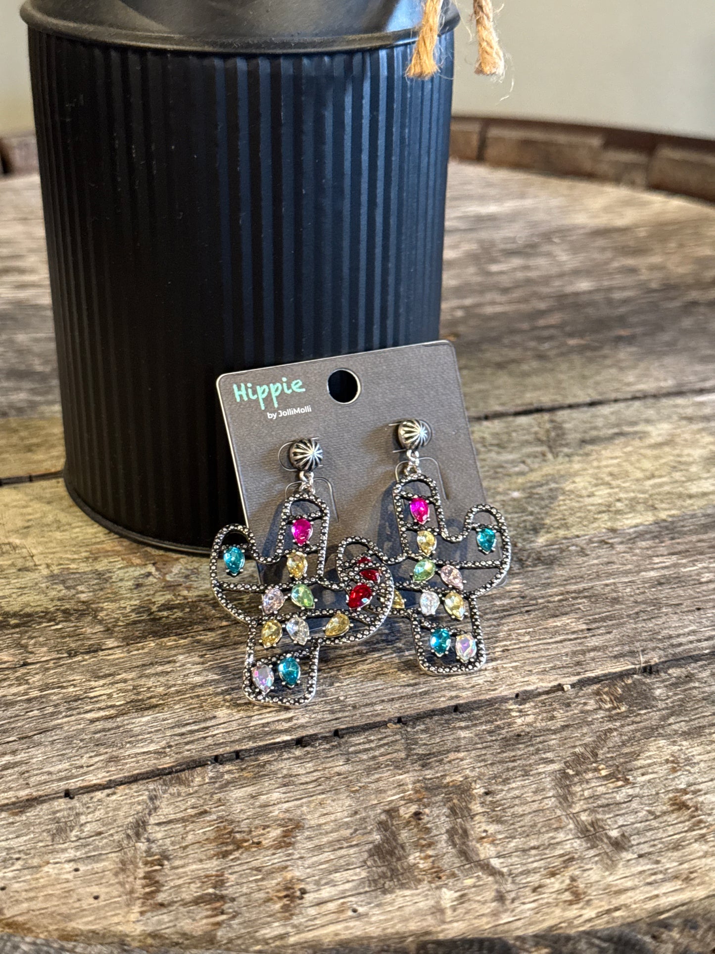 Christmas Cactus Earring