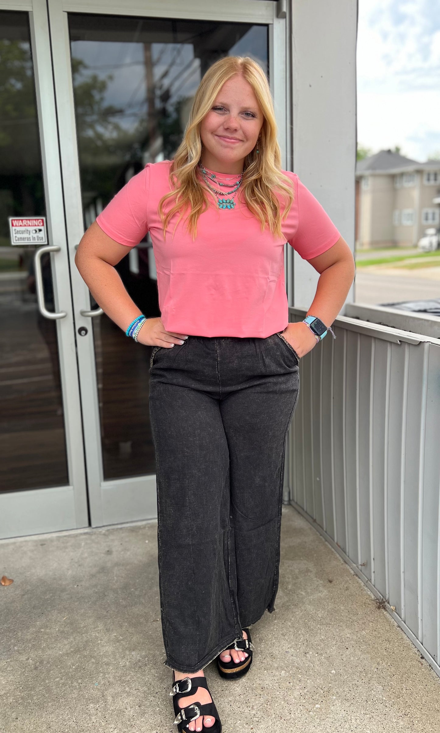 The Basic Coral Top