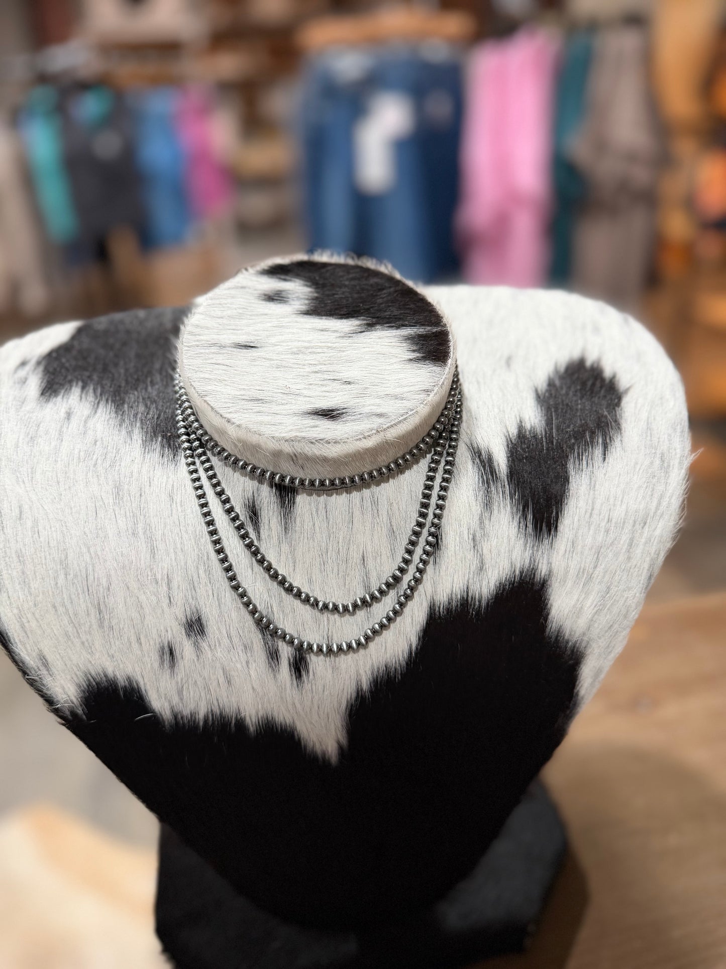 The Marfa Layered Peals Necklace