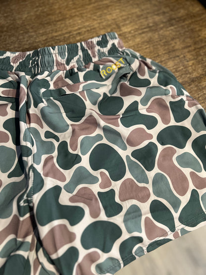 Roost Active Camo Fieldstone Shorts