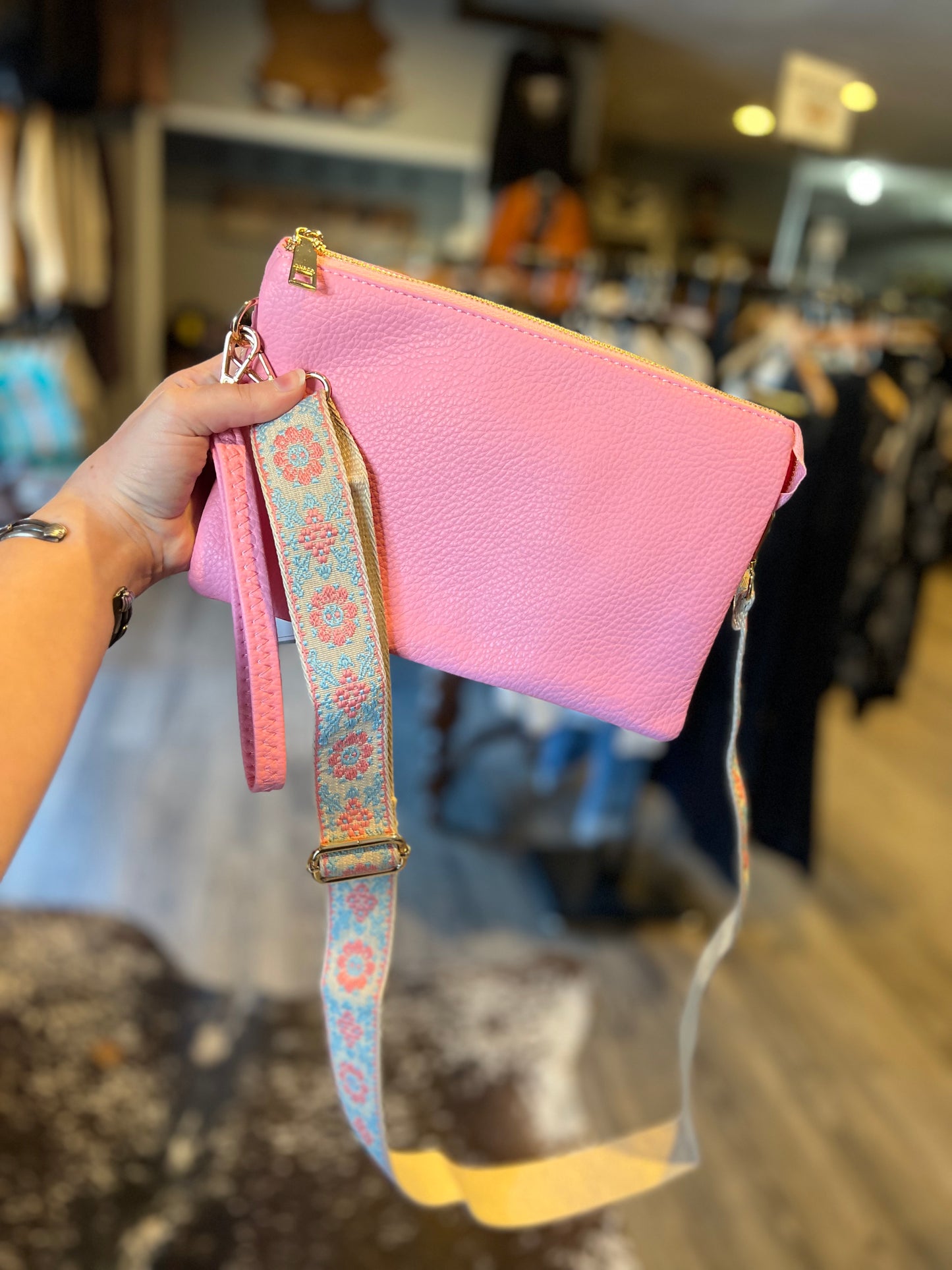 The Zoie Bubblegum Crossbody