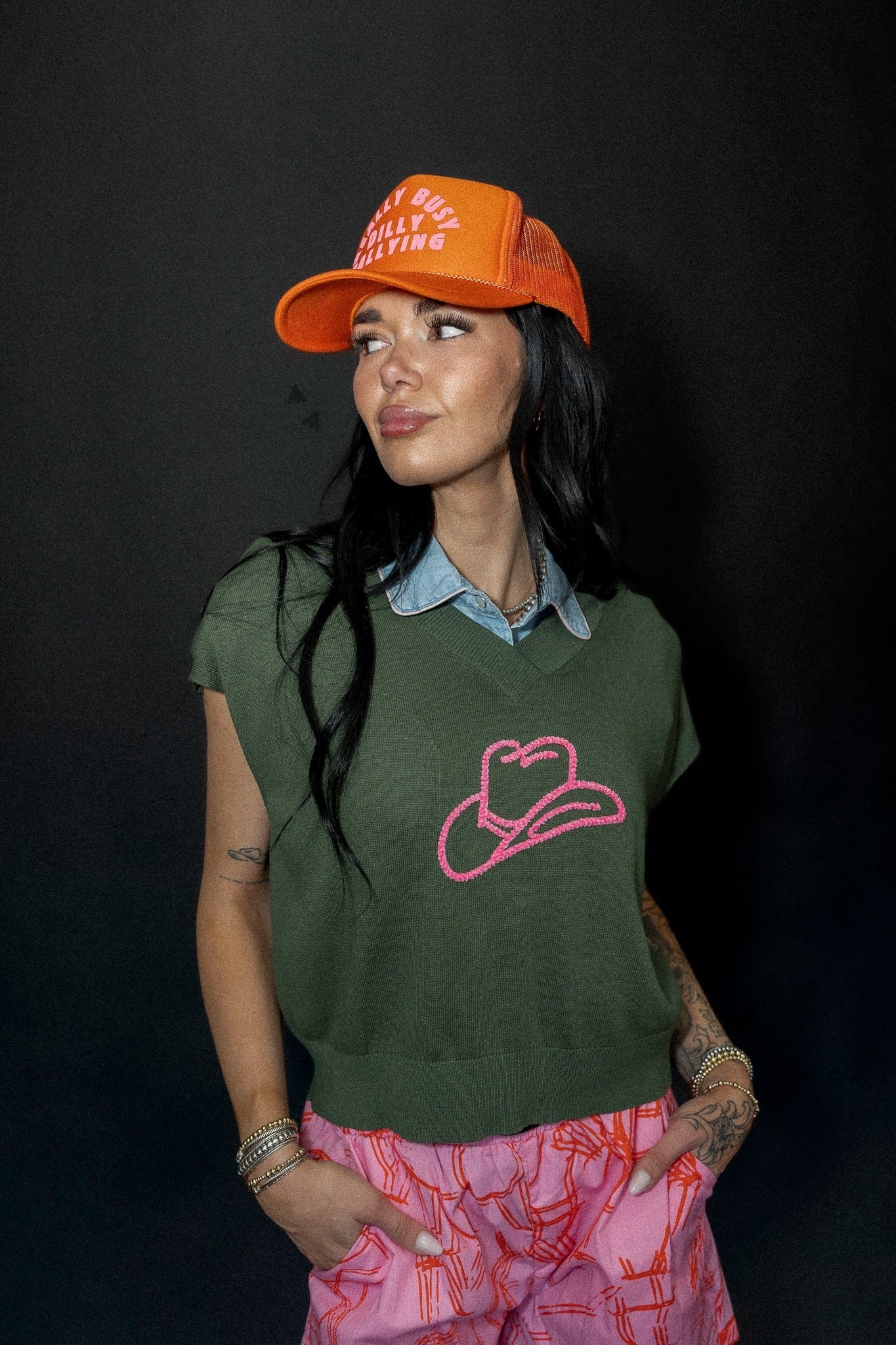 Bisbee Green Short Sleeve Sweater