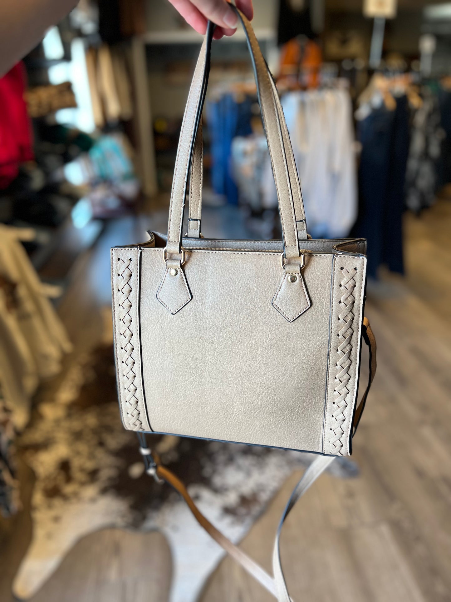 Two In One Cream Crossbody Set