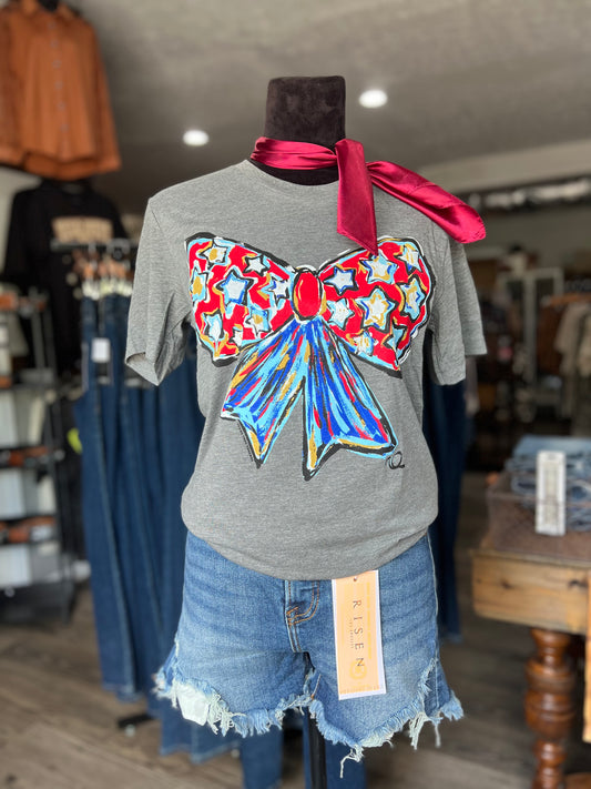 America Bow Tee