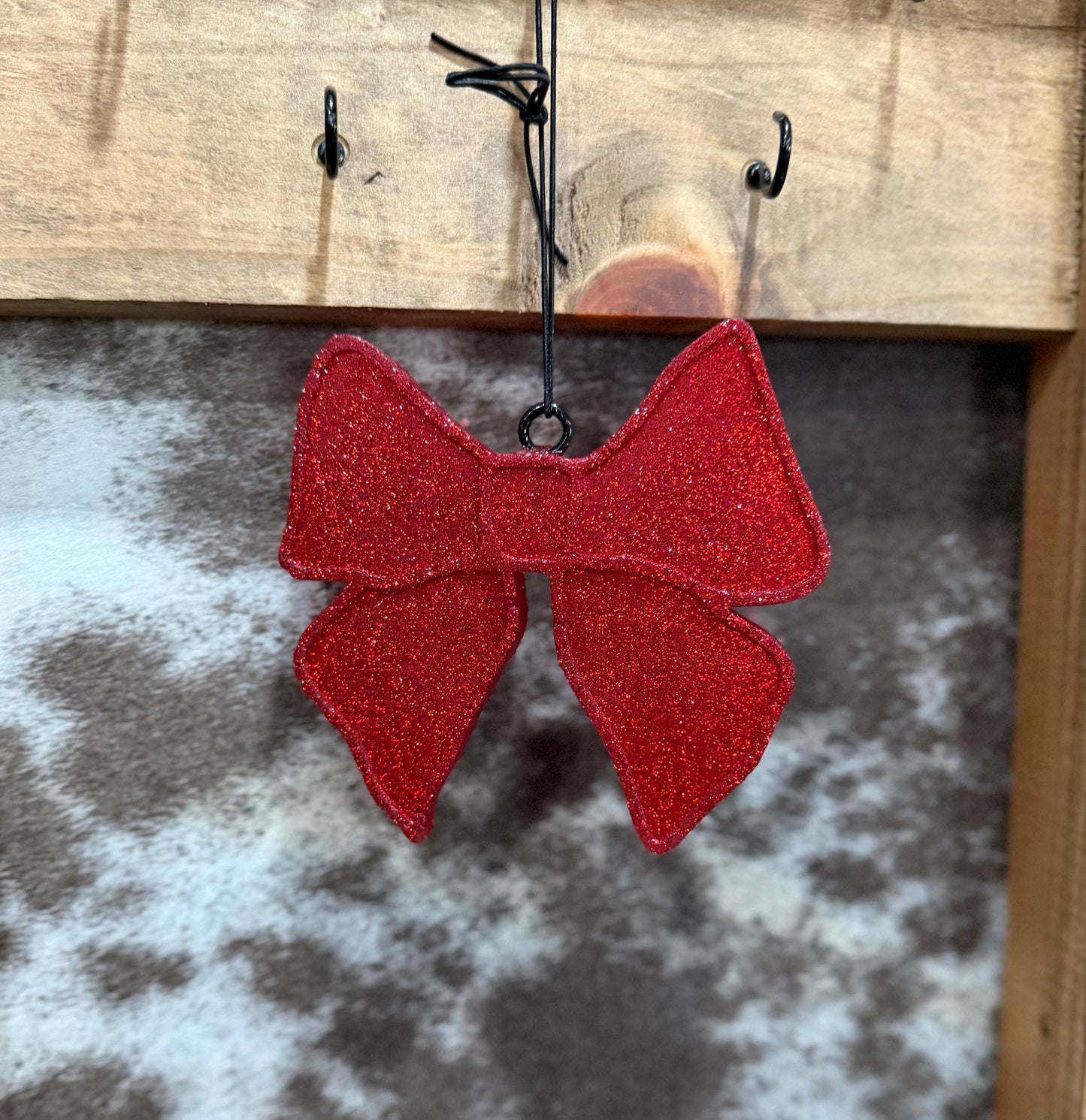 Red Glitter Bow Brazilian Crush Freshie