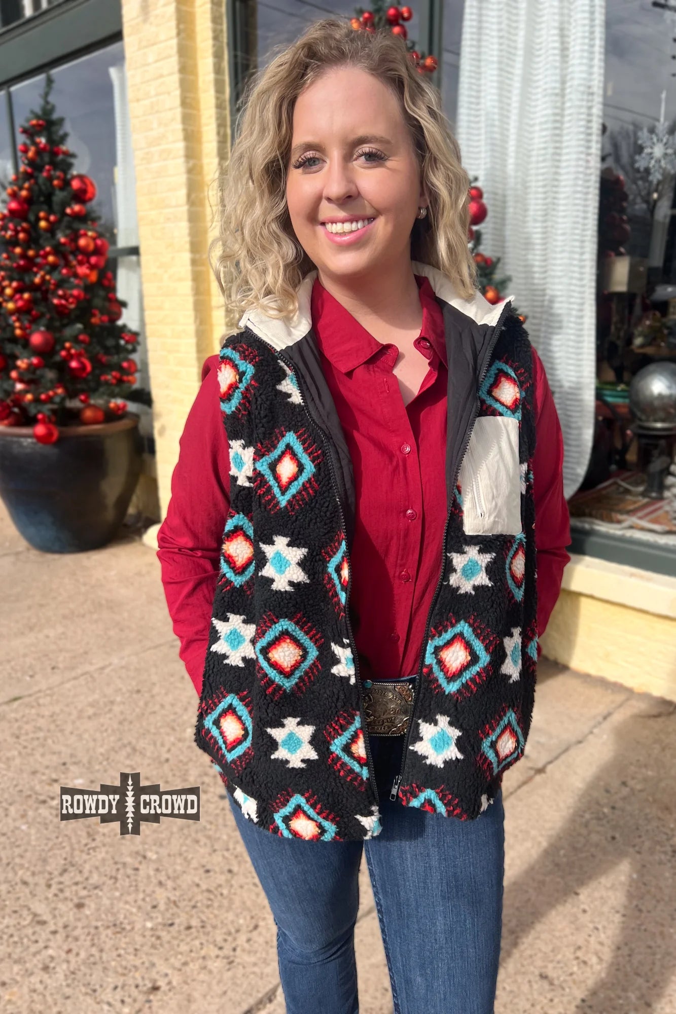 Aztec Sherpa Vest