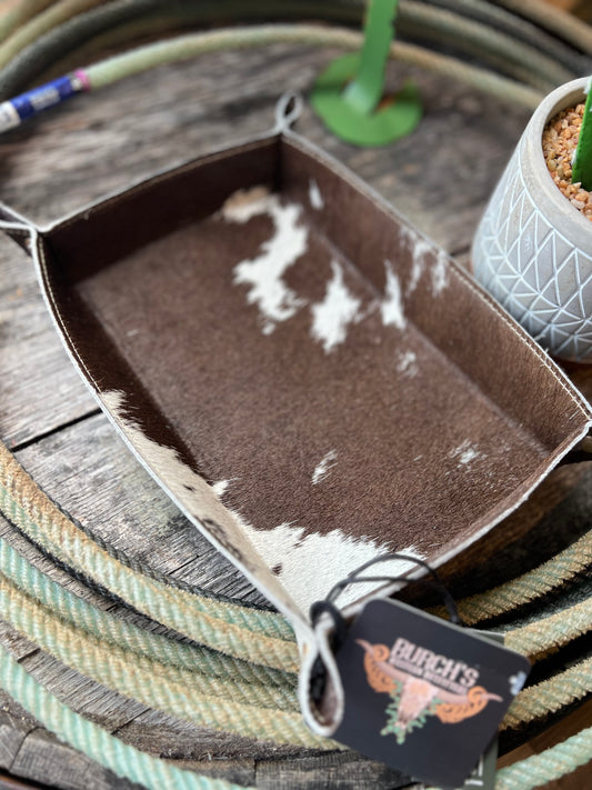 Cowhide Rectangle Tray