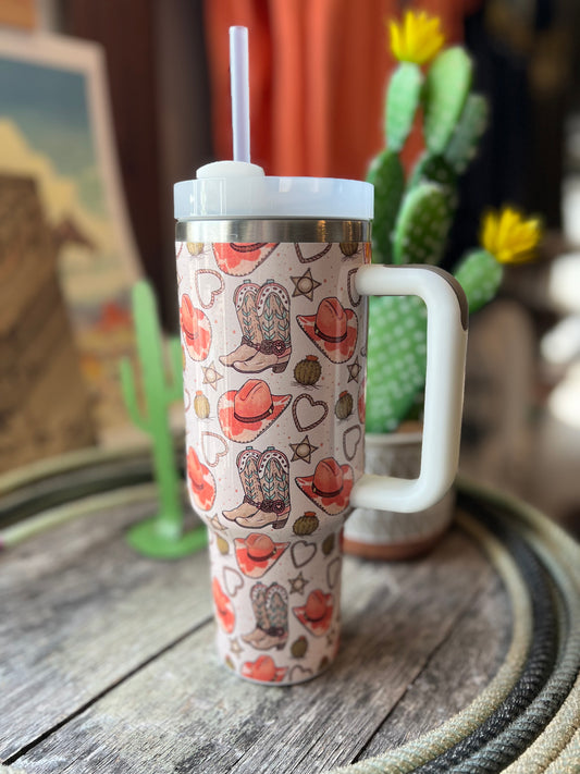 Lasso Heart Tumbler