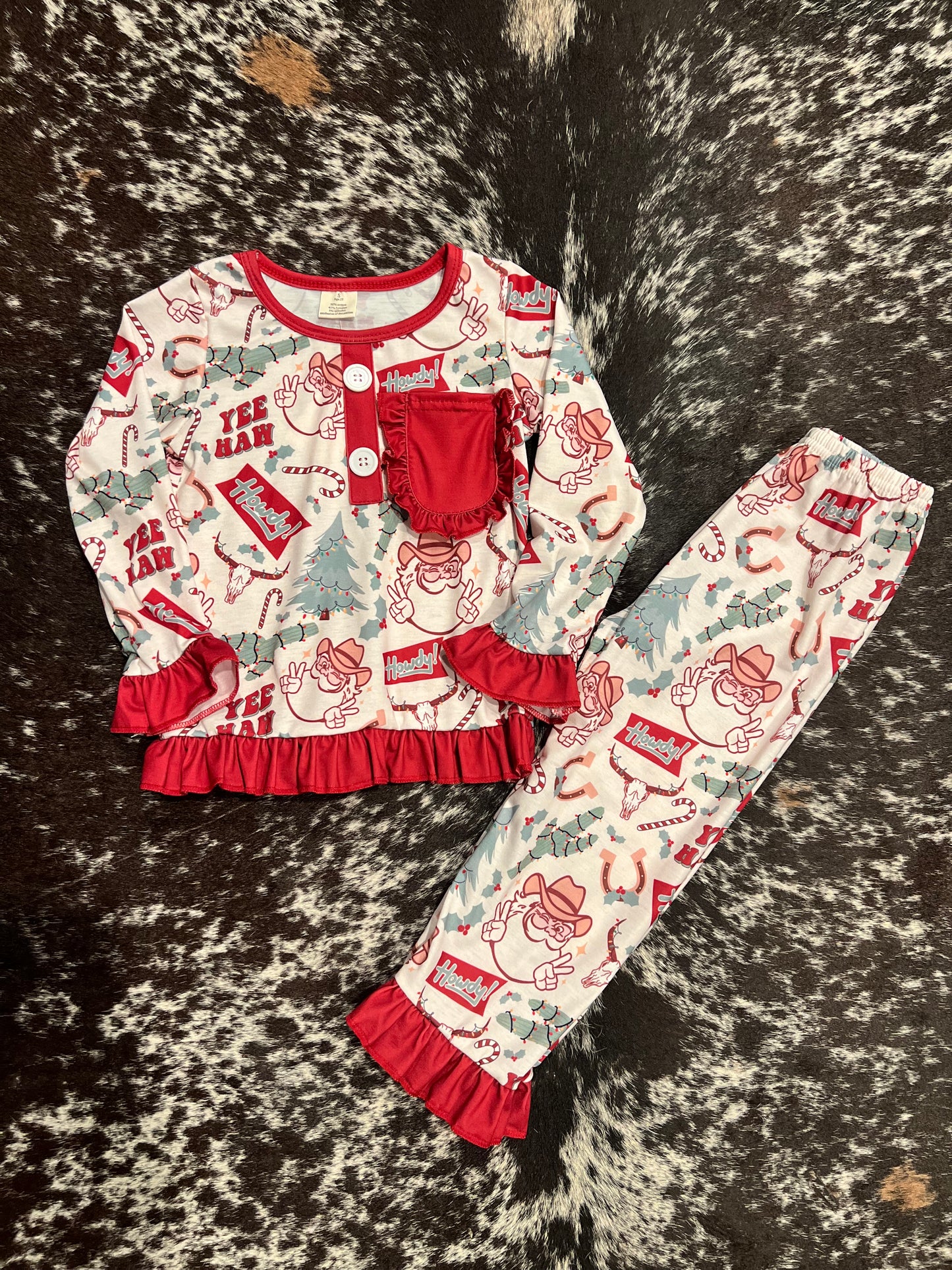 Christmas Pj’s Girl 2 Piece Set