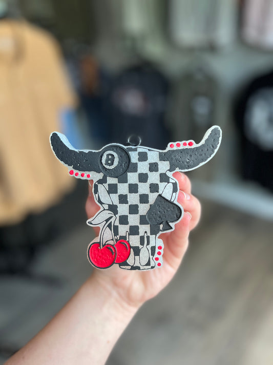 Cherry Checkered Steer Volcano