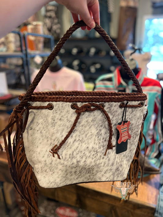Cowhide Shoulder Tote American Darling