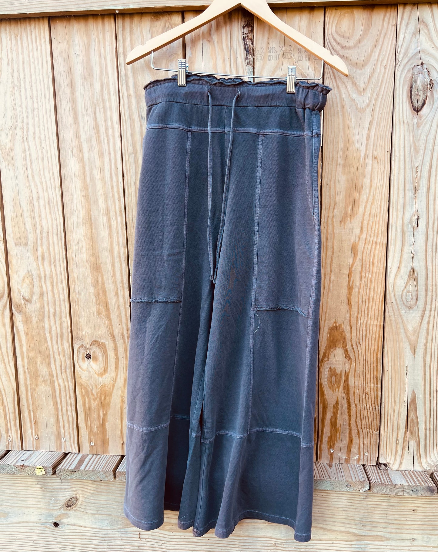 Brown Mineral Wash Pants