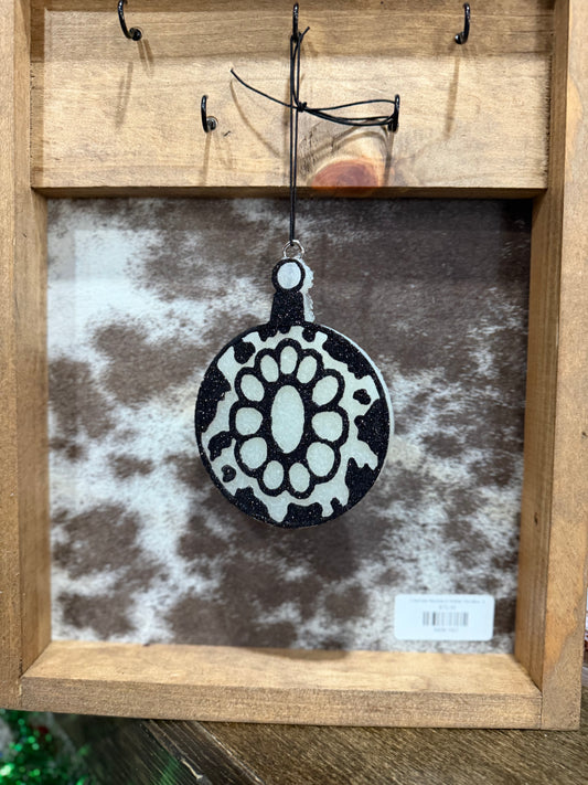 Cow Print Ornament Volcano Freshie