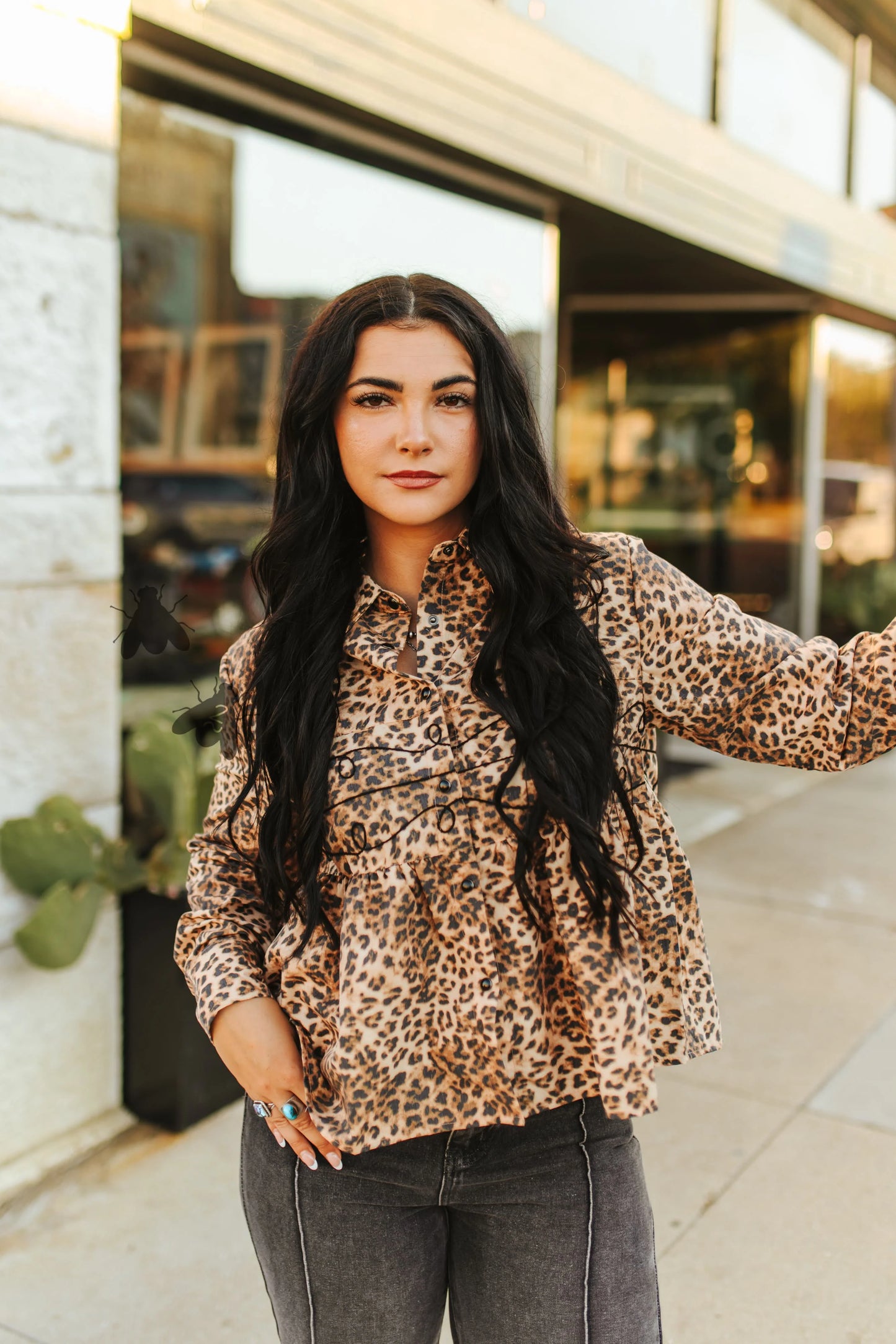 Loopty Lou Leopard Longsleeve