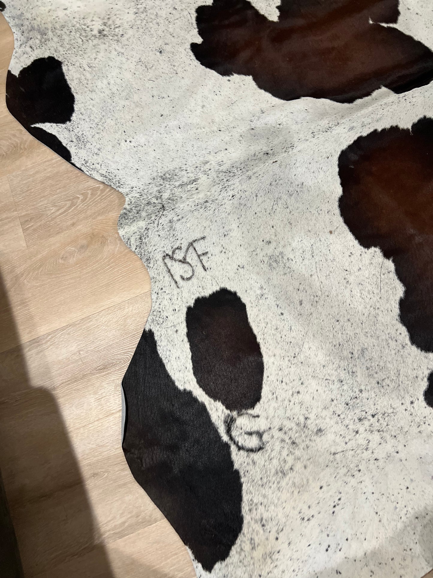 Branded Jumbo Cowhide Rug