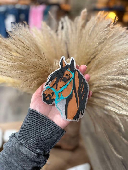 Horse Head with Halter Freshie