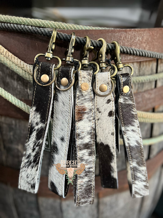 Cowhide Wristlet