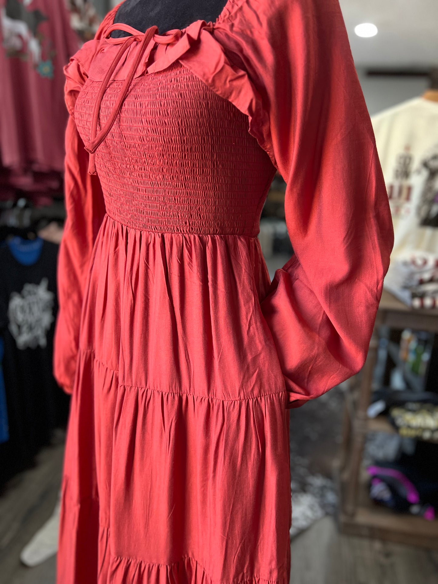 Spice Tiered Maxi Dress