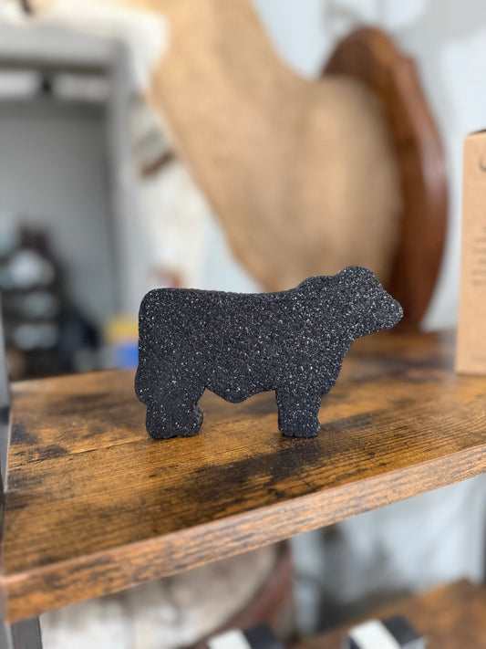 Black Glitter Angus Bull Freshie
